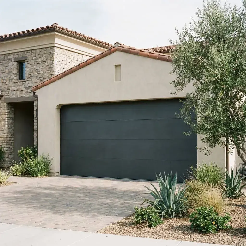 Reparación de puerta de garaje seccional atascada